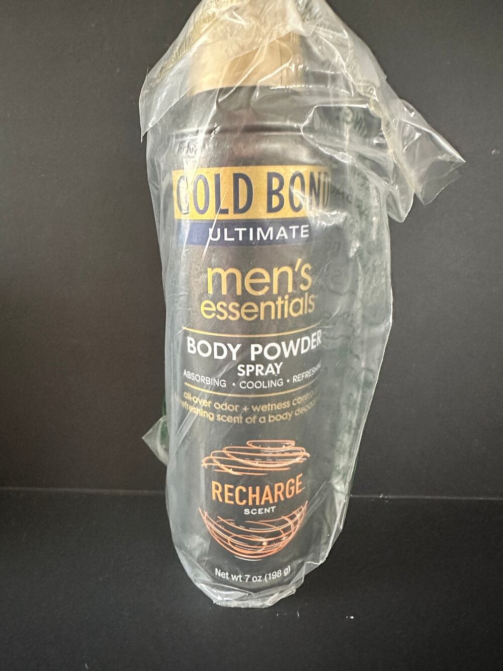 2018 Gold Bond Ultimate Men's Body Powder Spray Recharge Scent 7 oz WITH TALC